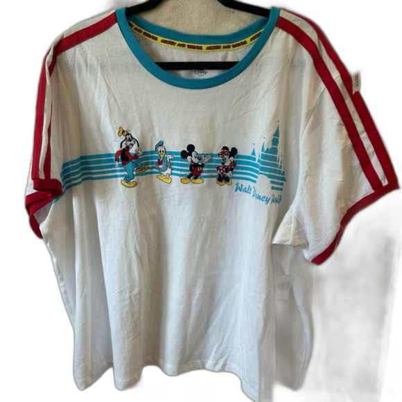 Disney Tops - Disney T-Shirt Women's Size 3X Color White Walt Disney World Characters